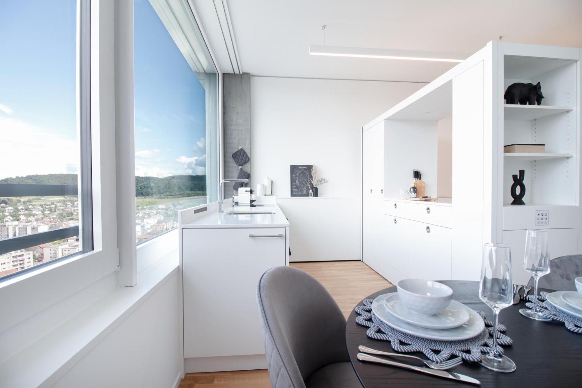 Loewe Apartments Am Rheinfall Neuhausen Am Rheinfall Bagian luar foto